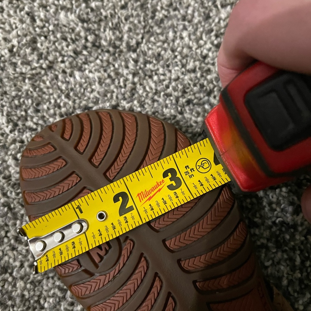 Merrell dark Earth Performance Footwear slide slip on sandals 6 - Picture 13 of 14